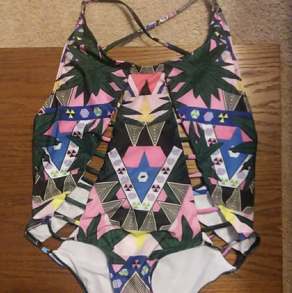 One piece bathing suit